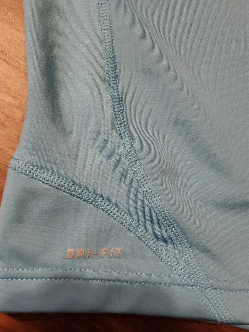 Nike Dri-Fit Sky Blue Quarter-Zip Hooded Pullover